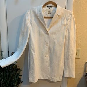 Tommy Hilfiger white linen jacket size 10